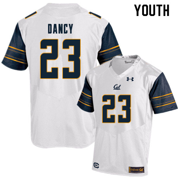 Youth #23 Marcel Dancy Cal Bears College Football Jerseys Sale-White - Click Image to Close